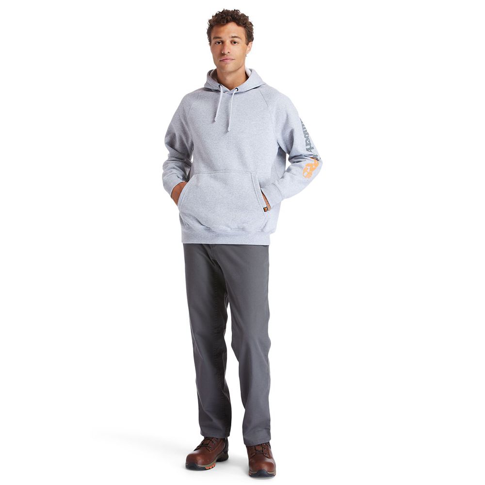 Timberland Mens Sweatshirts PRO® Big & Tall Hood Honcho Sport Hoodie - Grey - India FY5981470